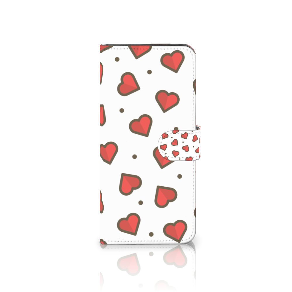 Motorola Edge 20 Lite Telefoon Hoesje Hearts