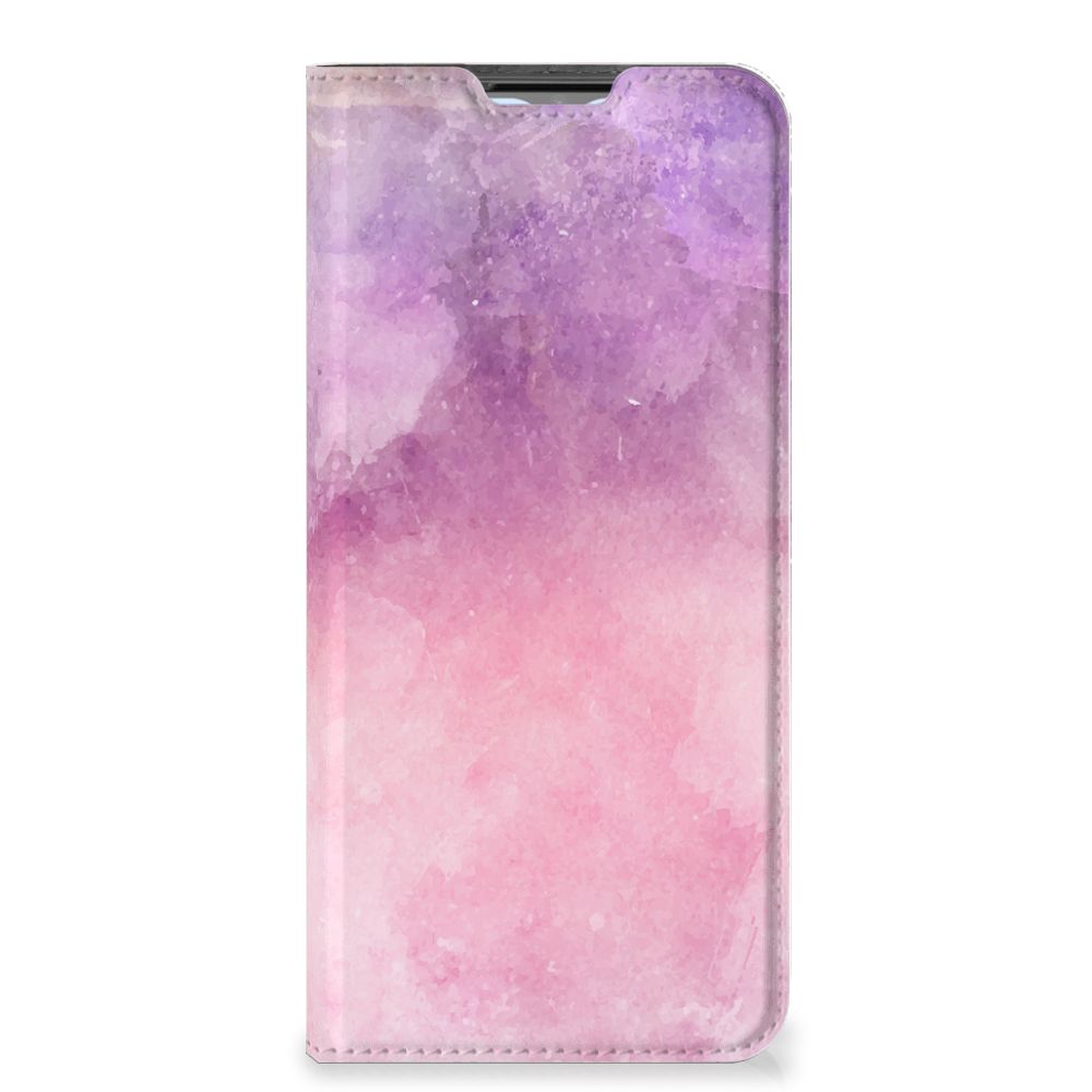 Bookcase OPPO A54s | A16 | A16s Pink Purple Paint