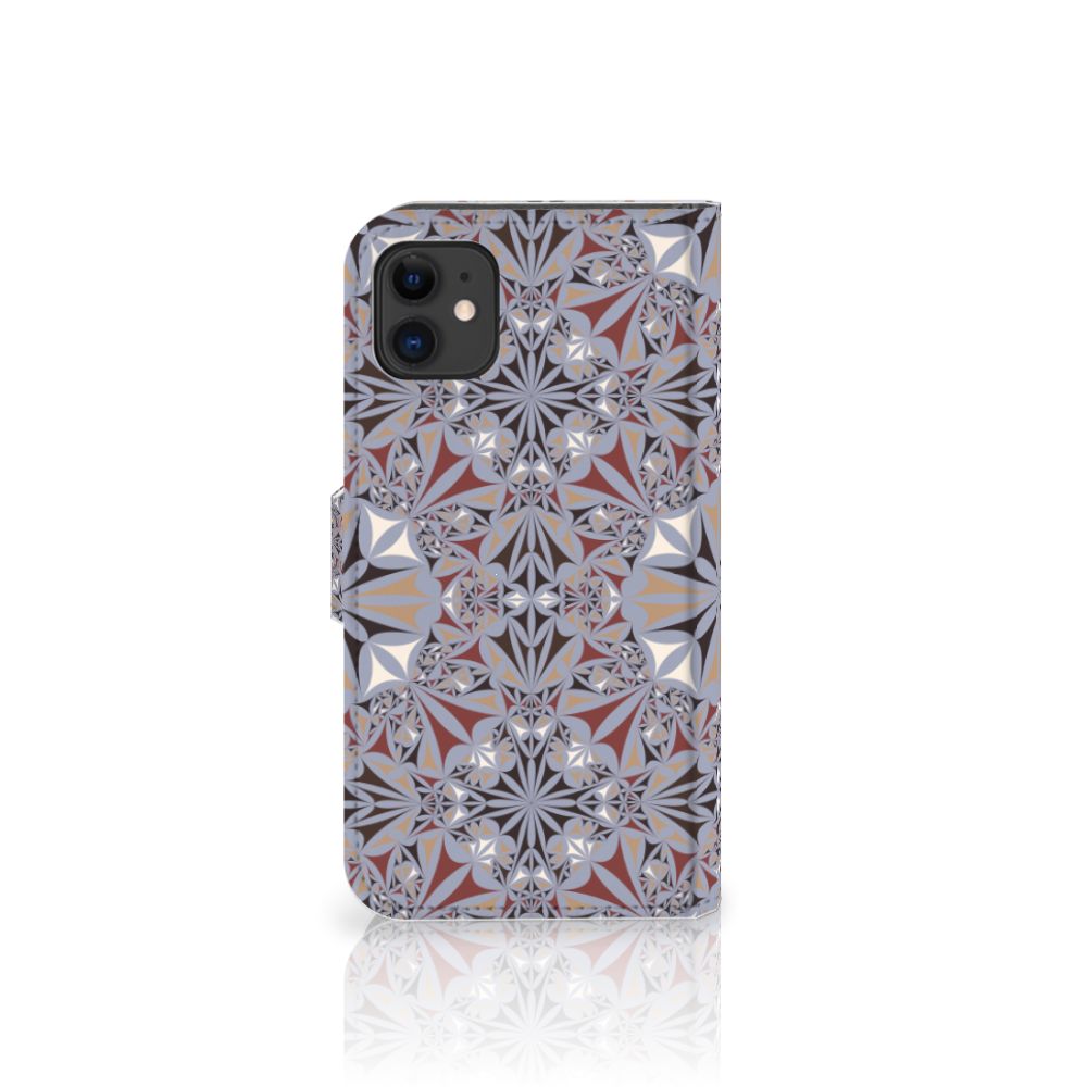 Apple iPhone 11 Bookcase Flower Tiles