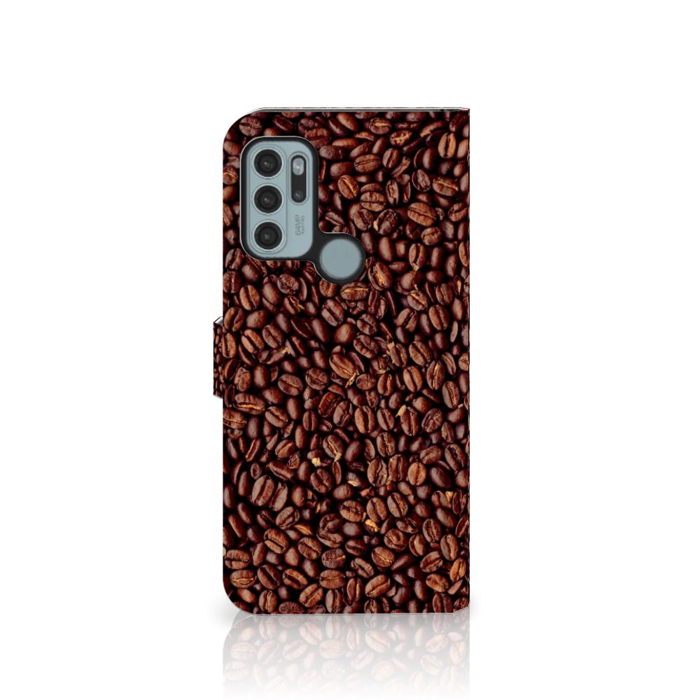 Motorola Moto G60s Book Cover Koffiebonen