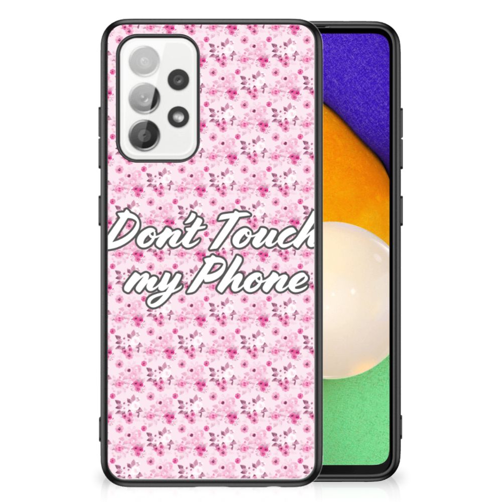 Samsung Galaxy A52 | A52s (5G/4G) Telefoon Hoesje Flowers Pink DTMP