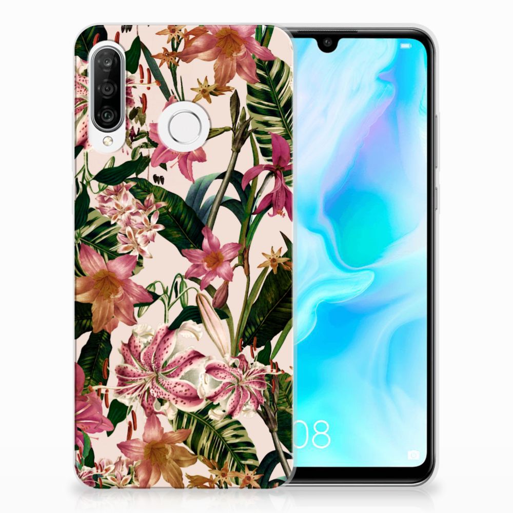 Huawei P30 Lite TPU Case Flowers