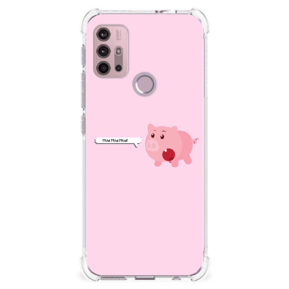 Motorola Moto G30 | G20 | G10 Stevig Bumper Hoesje Pig Mud