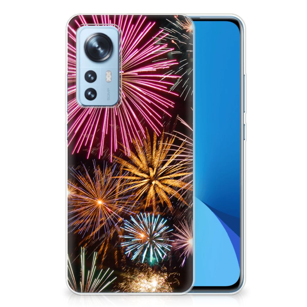 Xiaomi 12 | 12X Silicone Back Cover Vuurwerk