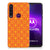 Motorola One Macro TPU bumper Batik Oranje