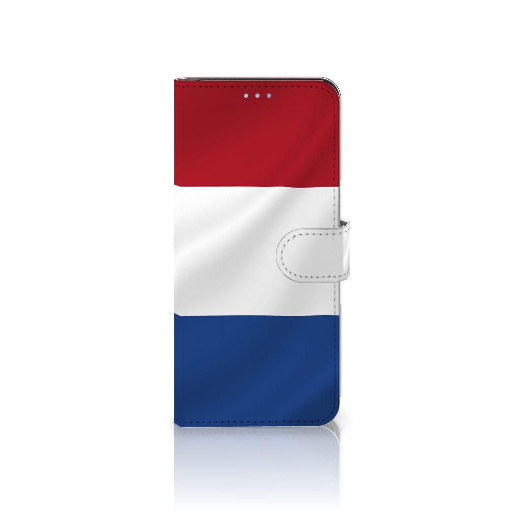 OnePlus Nord 2T Bookstyle Case Nederlandse Vlag met design van de Nederlandse vlag in rood, wit en blauw.