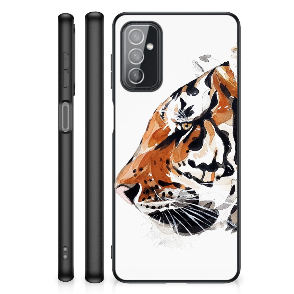 Kleurrijke Telefoonhoesje Samsung Galaxy M52 Watercolor Tiger B2C Telecom