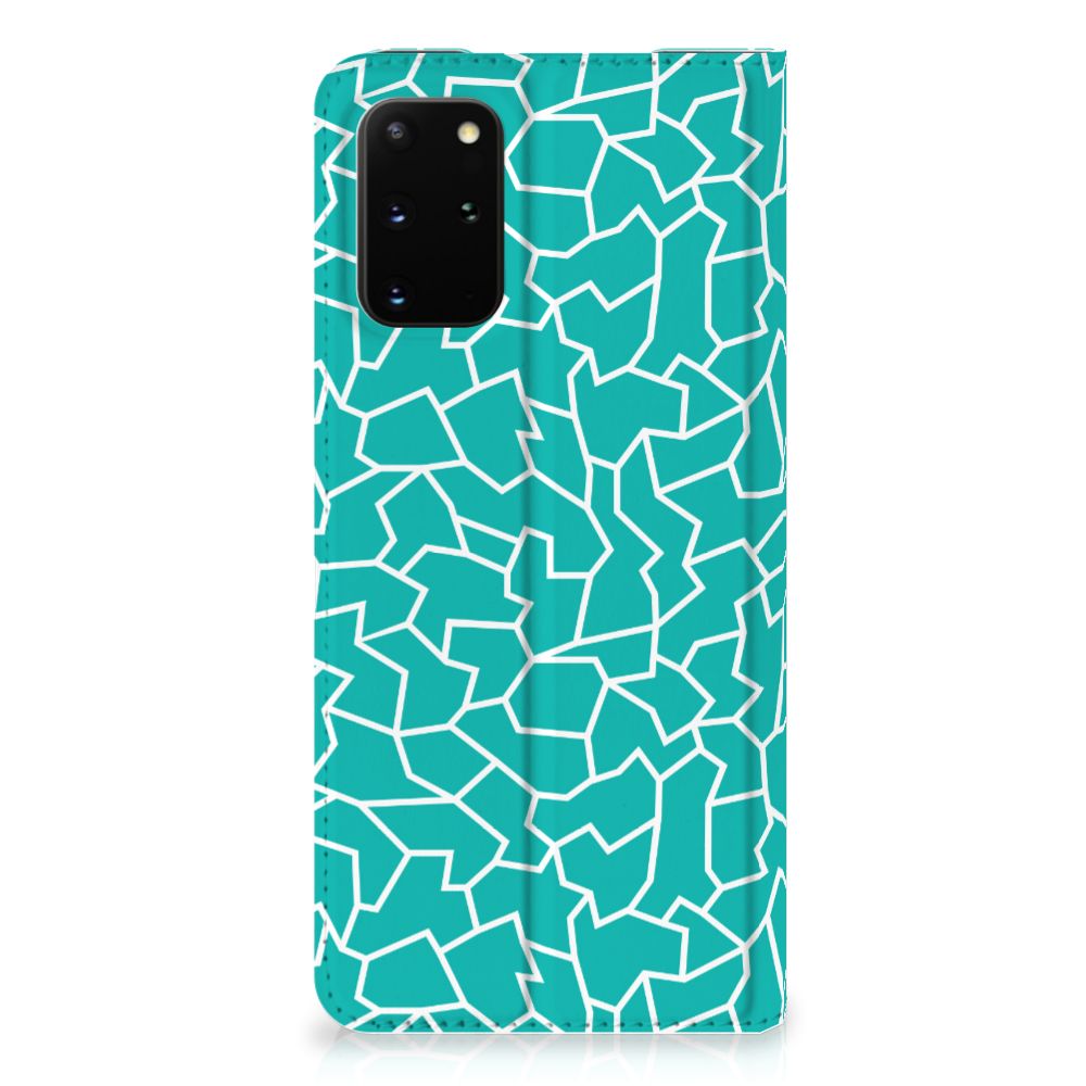 Samsung Galaxy S20 Plus Bookcase Cracks Blue - B2C Telecom
