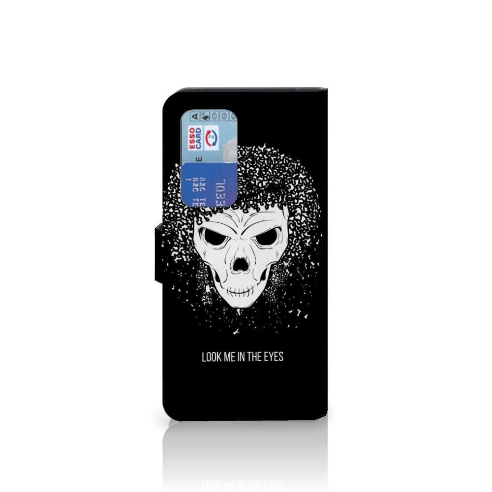 Telefoonhoesje met Naam Huawei P40 Pro Skull Hair