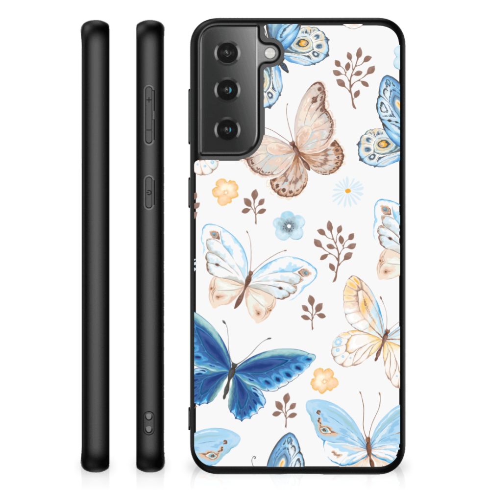 Dierenprint Telefoonhoesje voor Samsung Galaxy S21 Plus Vlinder B2C Telecom