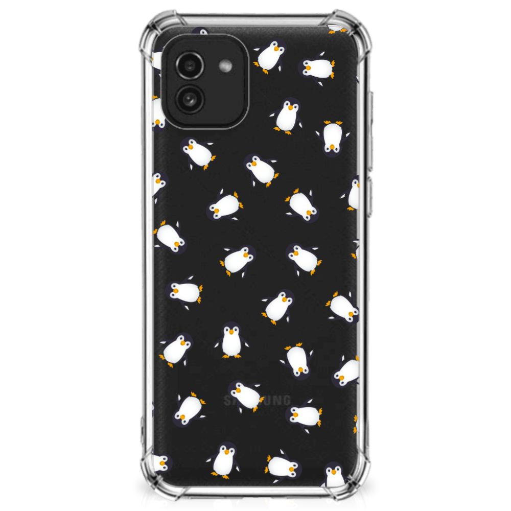 Doorzichtige Silicone Hoesje voor Samsung Galaxy A03 Pinguïn B2C Telecom