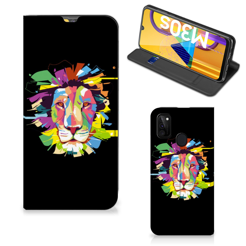 Samsung Galaxy M30s | M21 Magnet Case Lion Color - B2C Telecom