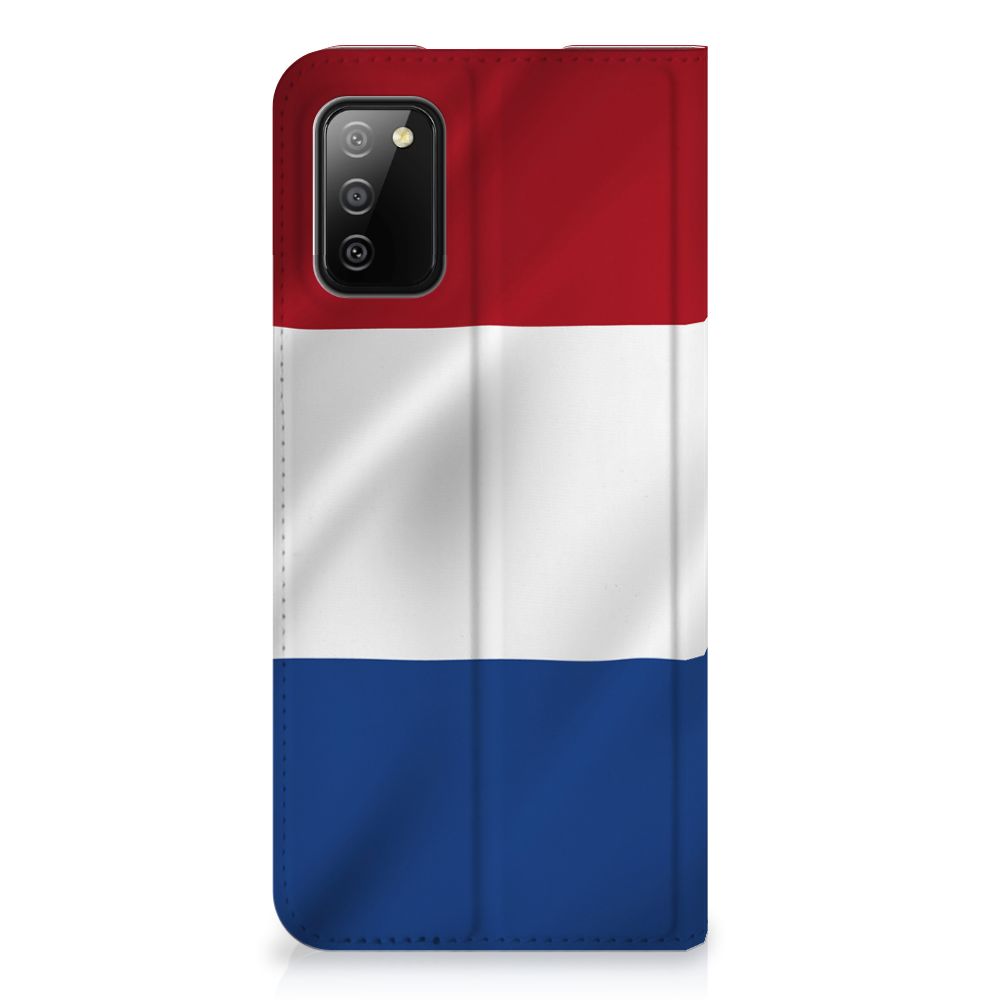 Samsung Galaxy M02s | A02s Standcase Nederlandse Vlag - B2C Telecom