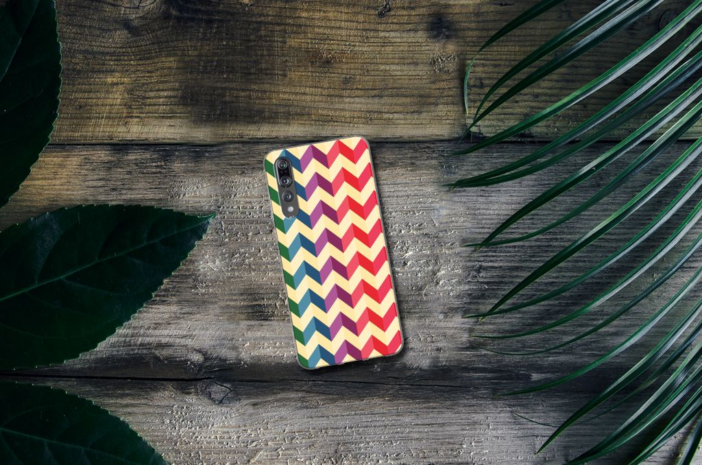 Huawei P20 Pro TPU bumper Zigzag Multi Color