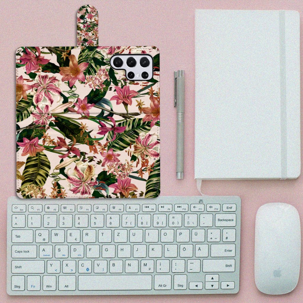 Samsung Galaxy S22 Ultra Hoesje Flowers