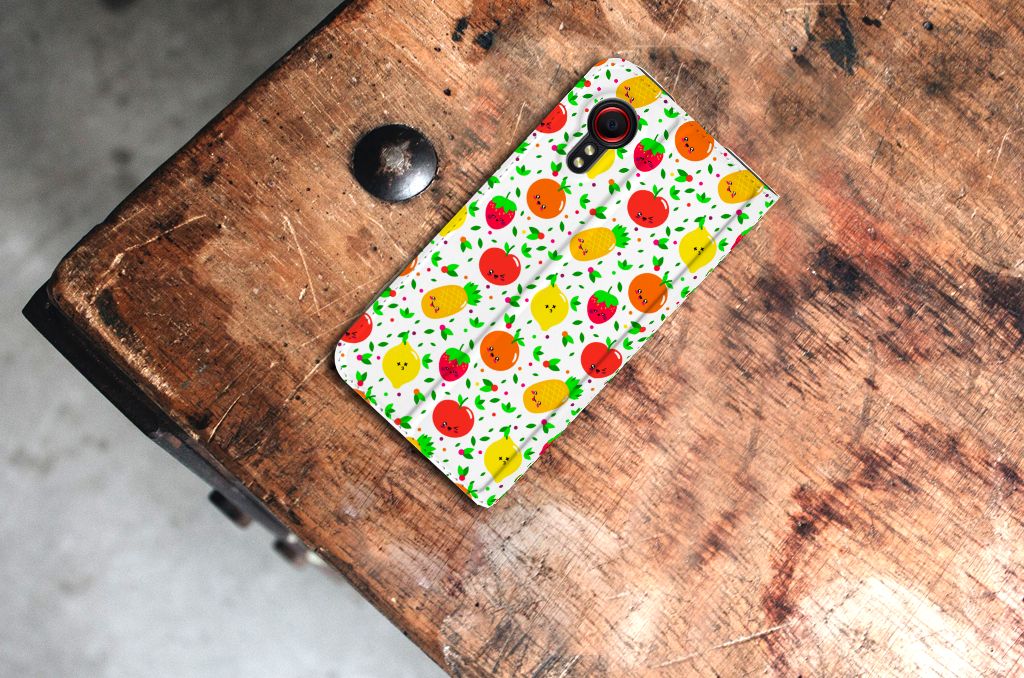 Samsung Galaxy Xcover 5 Flip Style Cover Fruits - B2C Telecom