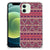 iPhone 12 Mini Doorzichtige Silicone Hoesje Aztec Paars B2C Telecom