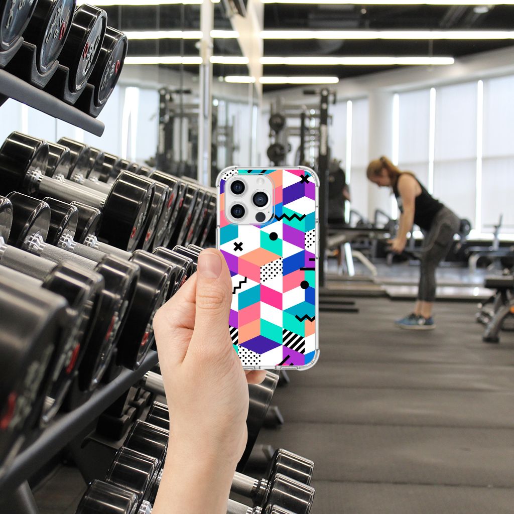 Apple iPhone 13 Pro Shockproof Case Blokken Kleurrijk B2C Telecom