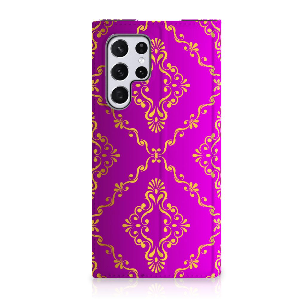 Telefoon Hoesje Samsung Galaxy S22 Ultra Barok Roze - B2C Telecom