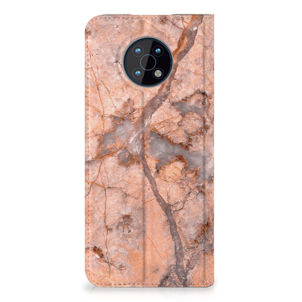 Nokia G50 Standcase Marmer Oranje - B2C Telecom