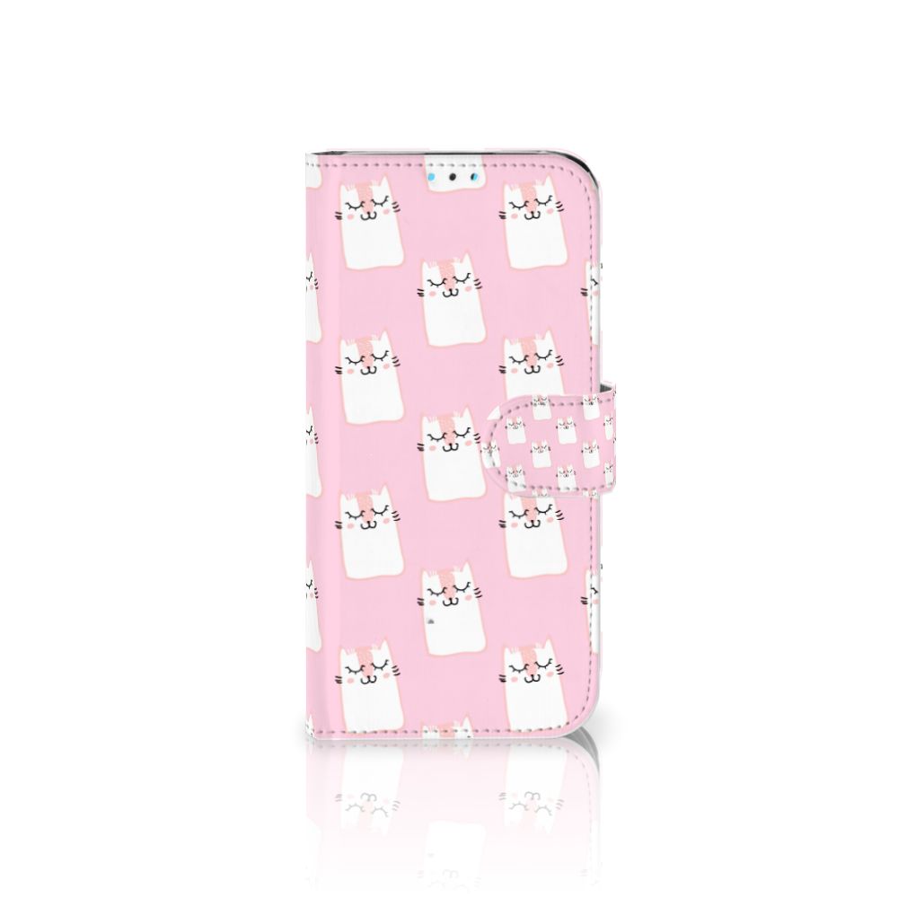 Huawei Y5 (2019) Telefoonhoesje met Pasjes Sleeping Cats