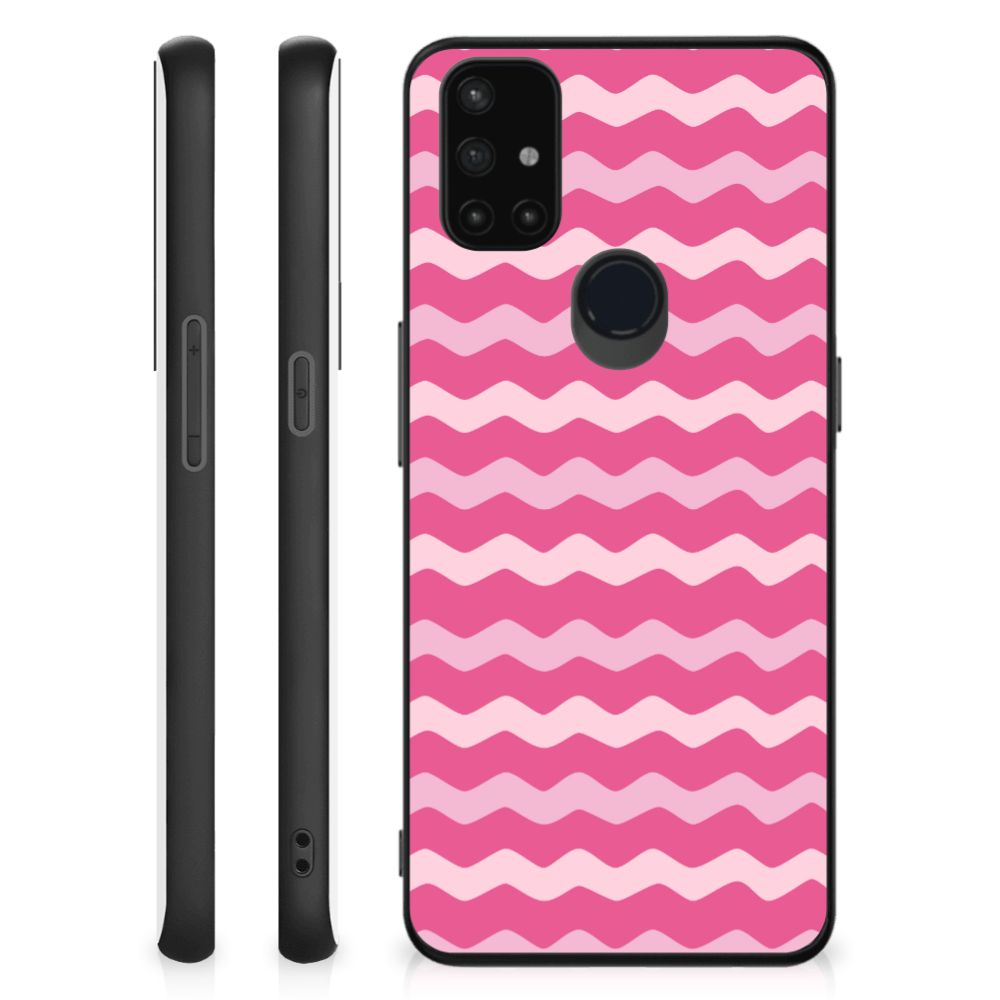 OnePlus Nord N10 5G Back Case Waves Pink