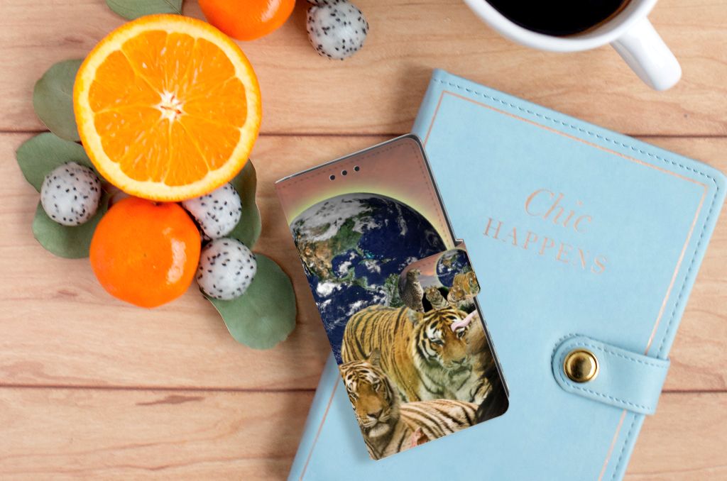 Sony Xperia XA1 Telefoonhoesje met Pasjes Roofdieren