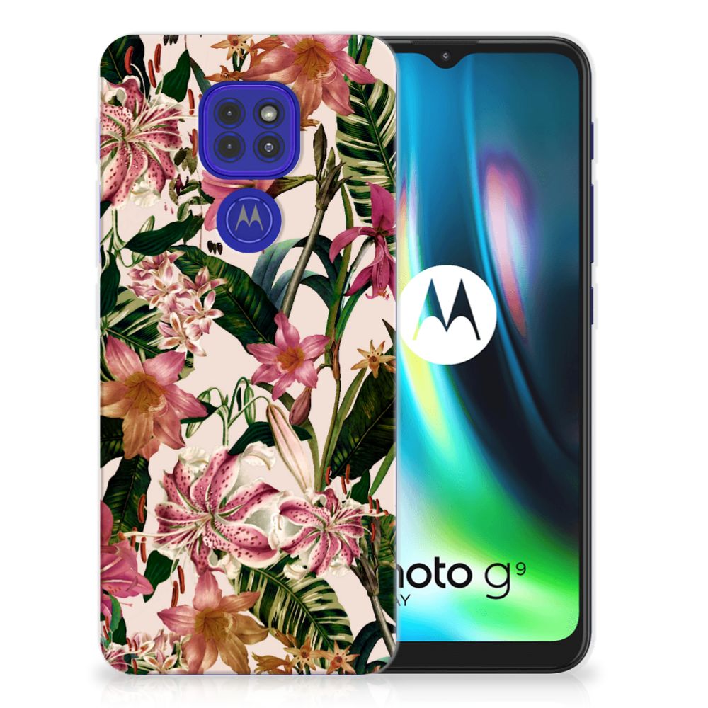Motorola Moto G9 Play | E7 Plus TPU Case Flowers B2C Telecom