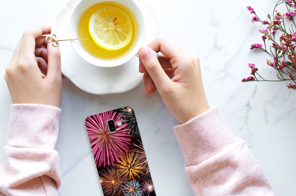 Samsung Galaxy J6 Plus (2018) Silicone Back Cover Vuurwerk