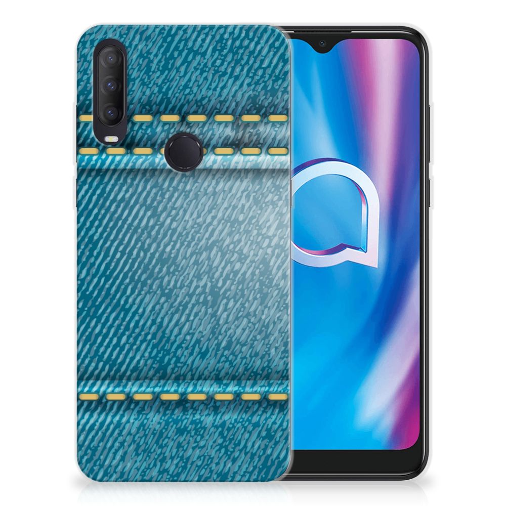 Alcatel 1S (2020) Silicone Back Cover Jeans B2C Telecom