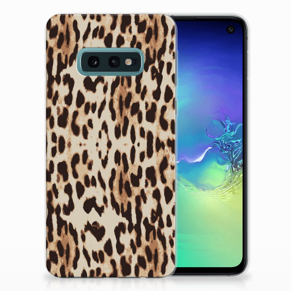 Samsung Galaxy S10e TPU Hoesje Leopard