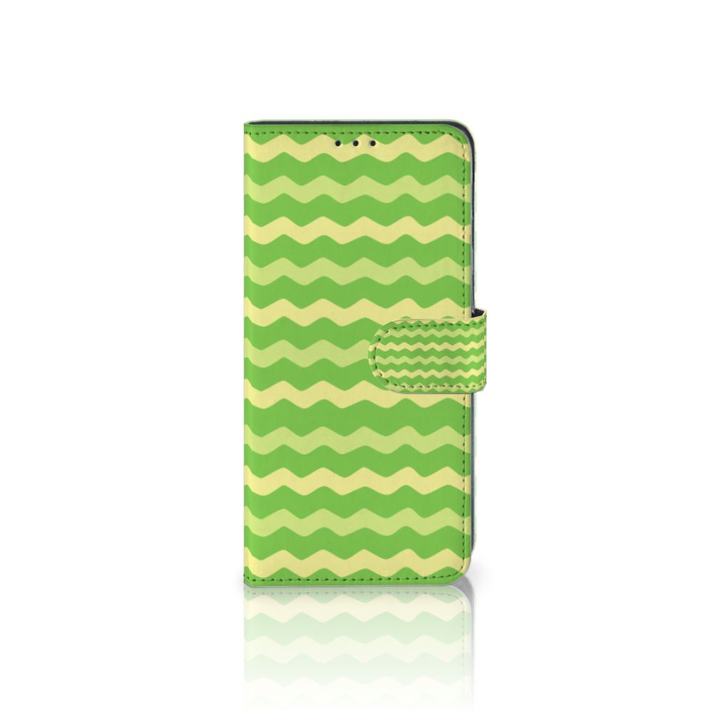 OPPO A91 | Reno3 Telefoon Hoesje Waves Green
