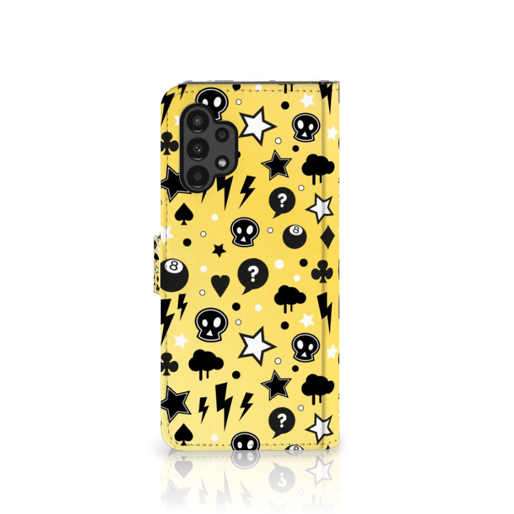 Telefoonhoesje met Naam Samsung Galaxy A13 (4G) Punk Geel