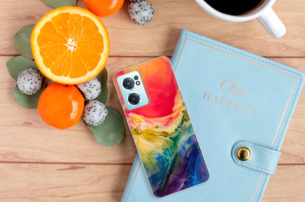 Hoesje maken OnePlus Nord CE 2 5G Watercolor Dark B2C Telecom