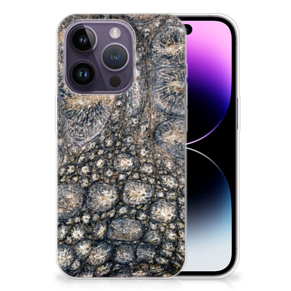 Apple iPhone 14 Pro TPU Hoesje Krokodillenprint B2C Telecom