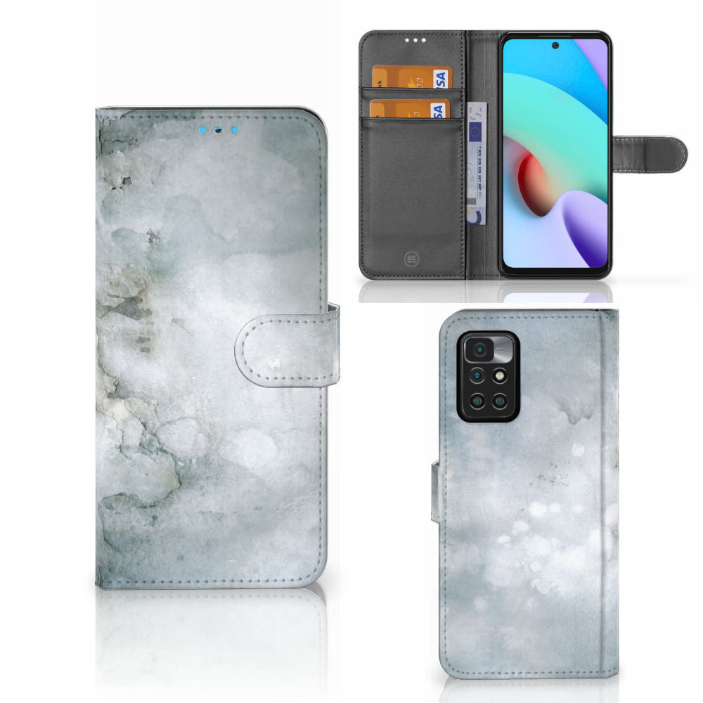 Hoesje Xiaomi Redmi 10 Painting Grey