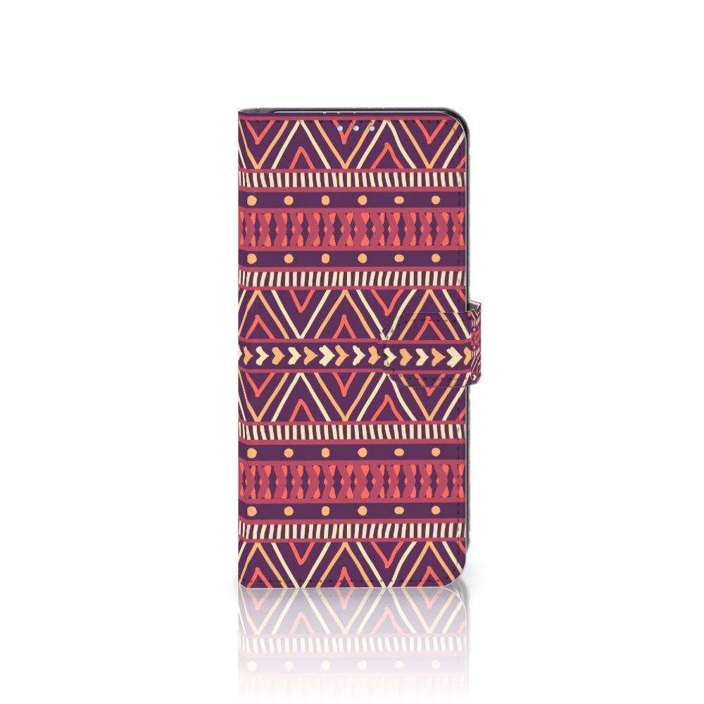 OPPO Reno 4 Pro 5G Telefoon Hoesje Aztec Paars