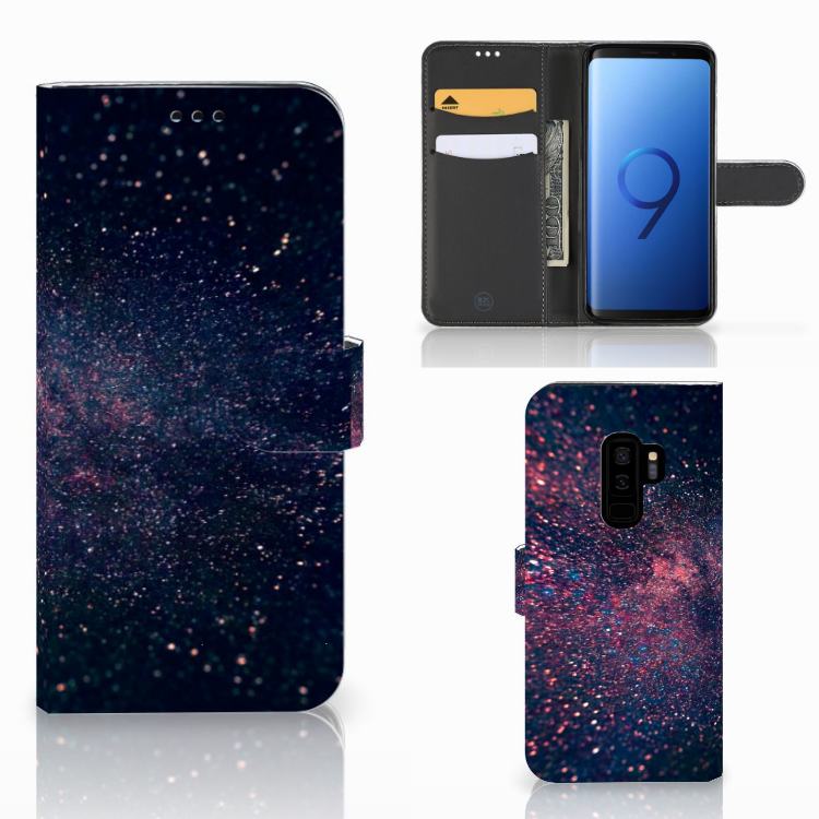 Samsung Galaxy S9 Plus Book Case Stars