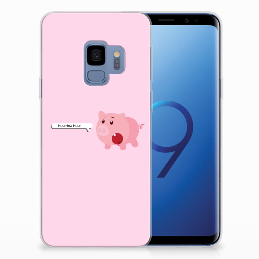 Samsung Galaxy S9 Telefoonhoesje met Naam Pig Mud
