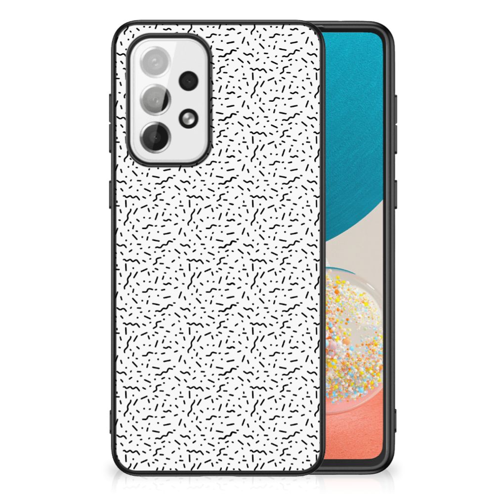 Samsung Galaxy A73 Back Case Stripes Dots