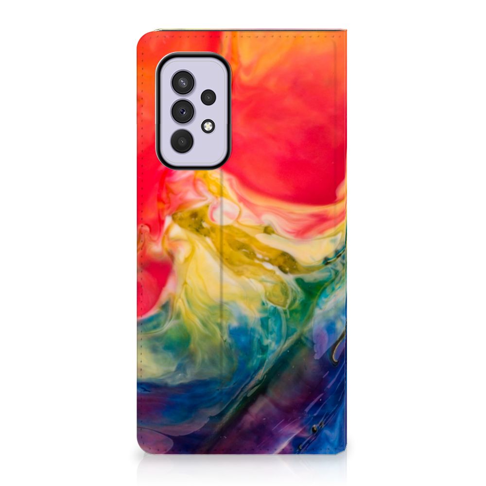 Bookcase Samsung Galaxy A33 5G Watercolor Dark - B2C Telecom