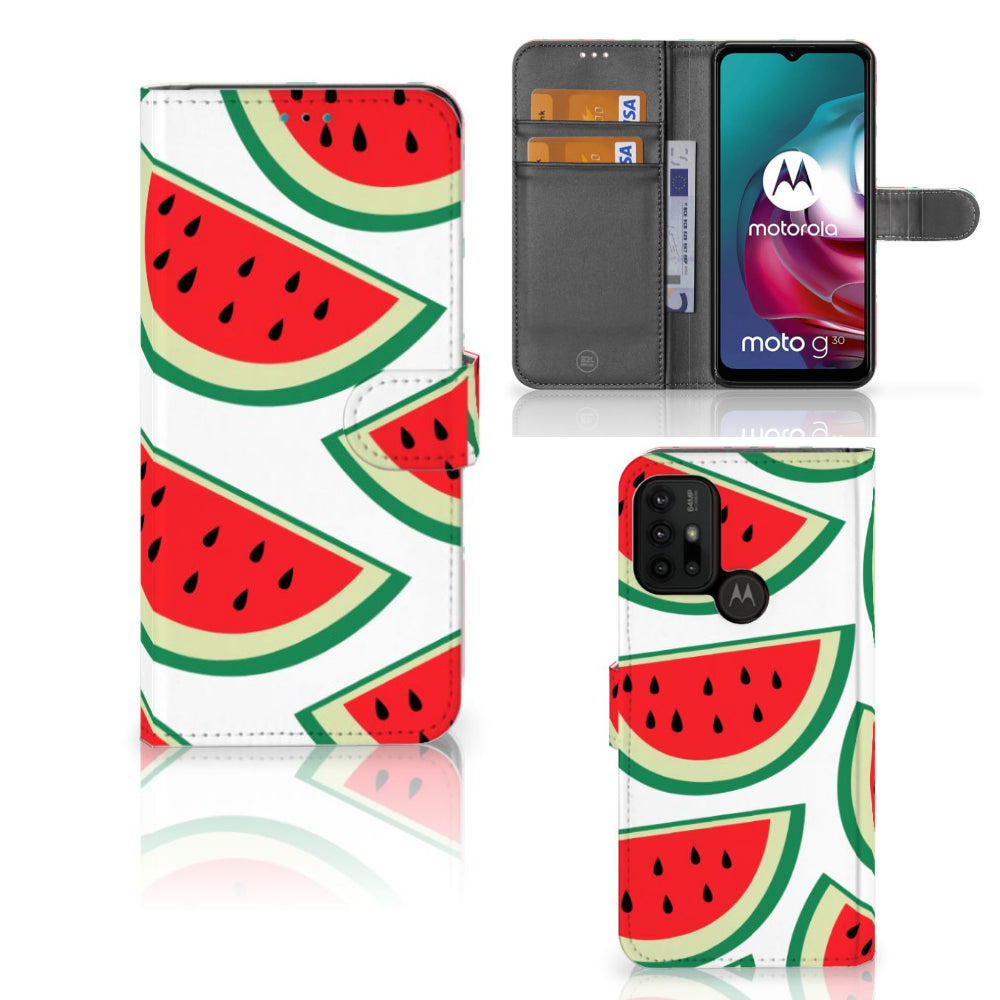 Motorola Moto G10 | G20 | G30 Book Cover Watermelons