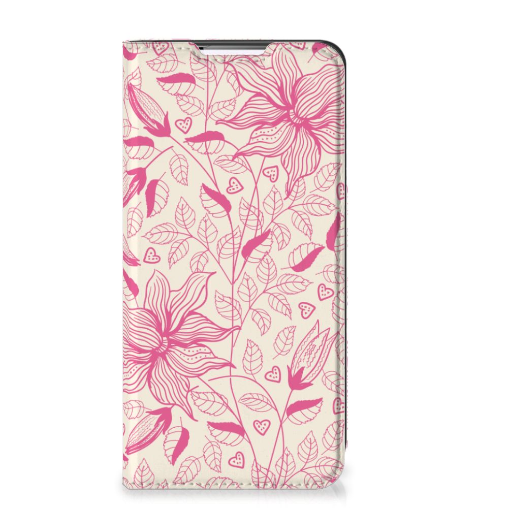 Samsung Galaxy S22 Plus Smart Cover Pink Flowers - B2C Telecom