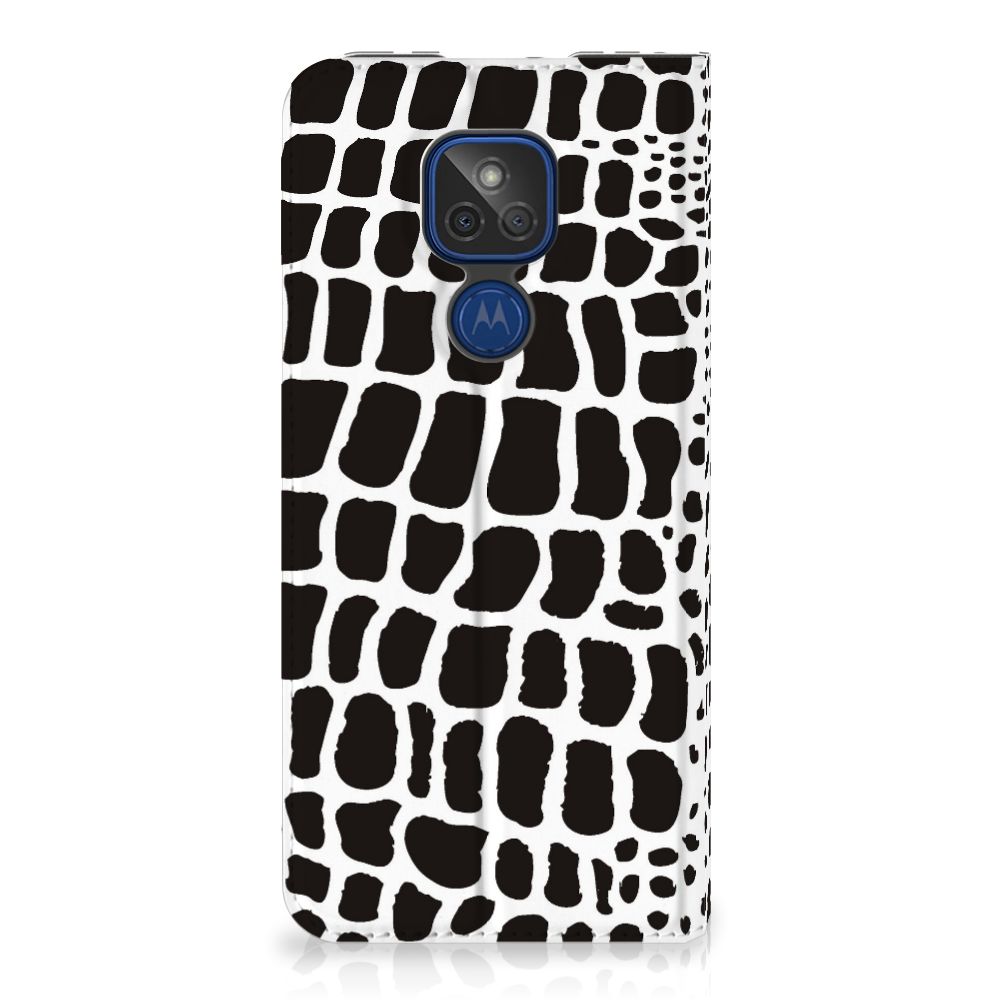 Motorola Moto G9 Play Hoesje maken Slangenprint - B2C Telecom