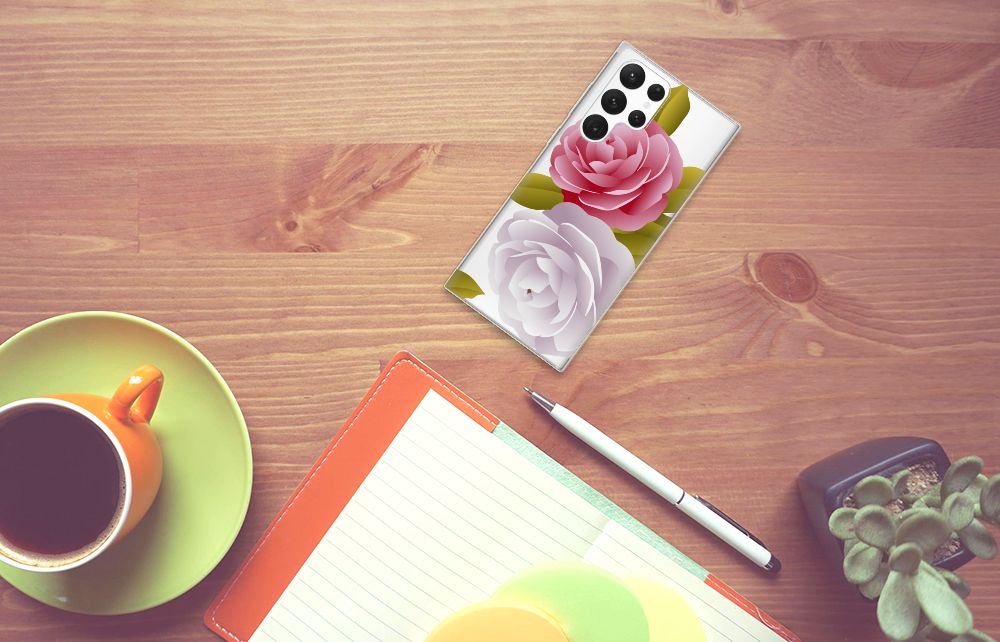 Samsung Galaxy S22 Ultra TPU Case Roses B2C Telecom