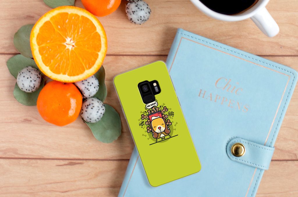Samsung Galaxy S9 Telefoonhoesje met Naam Doggy Biscuit