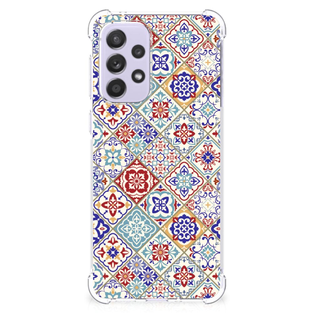 Samsung Galaxy A33 Anti-Shock Hoesje Tiles Color B2C Telecom