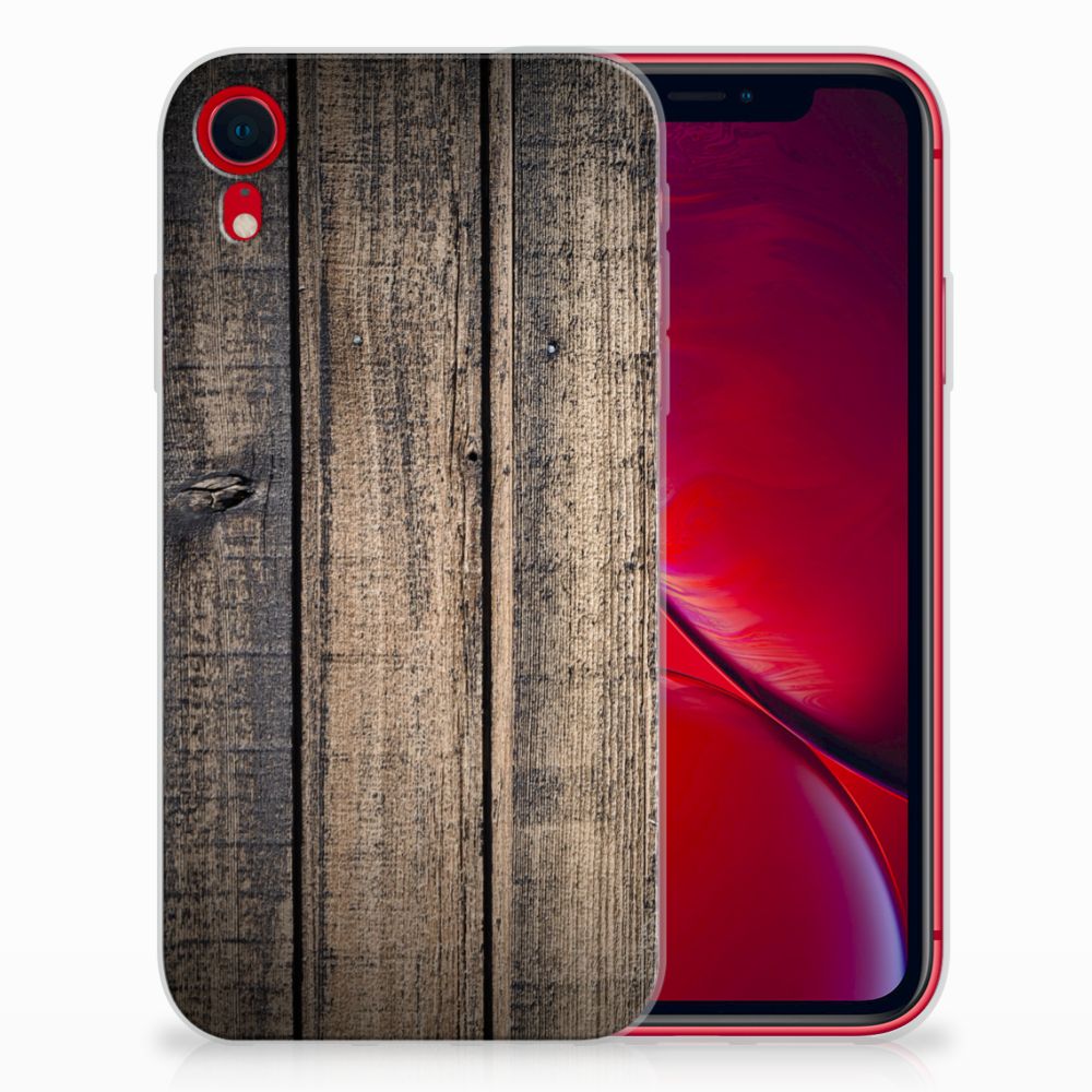 Apple iPhone Xr Bumper Hoesje Steigerhout