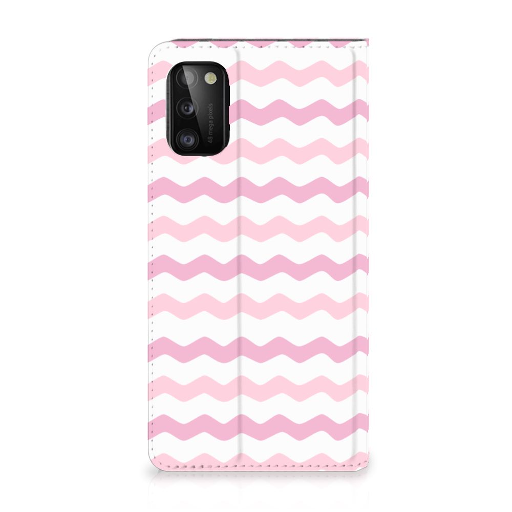 Samsung Galaxy A41 Hoesje met Magneet Waves Roze - B2C Telecom