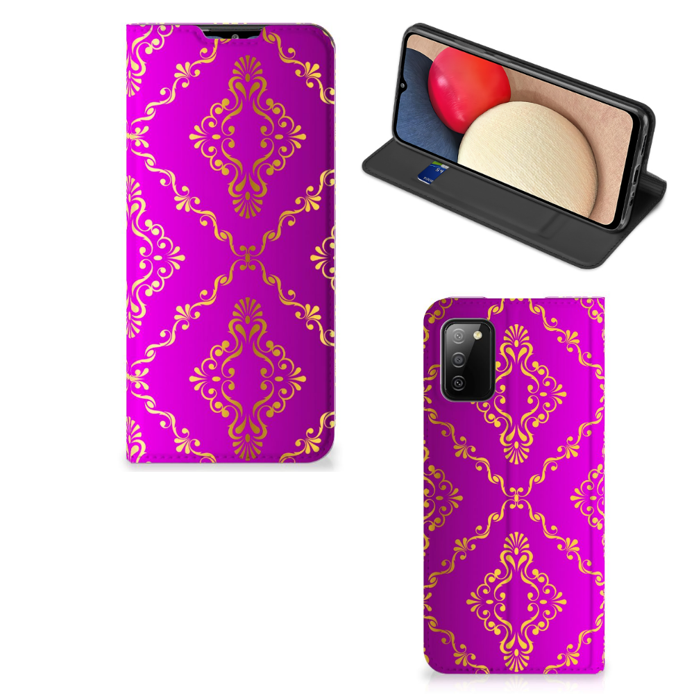 Telefoon Hoesje Samsung Galaxy M02s | A02s Barok Roze - B2C Telecom
